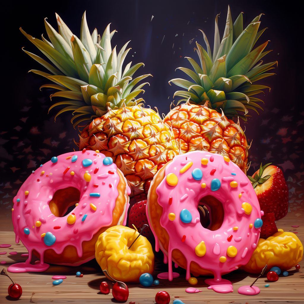 Everybody loves pineapples and donuts